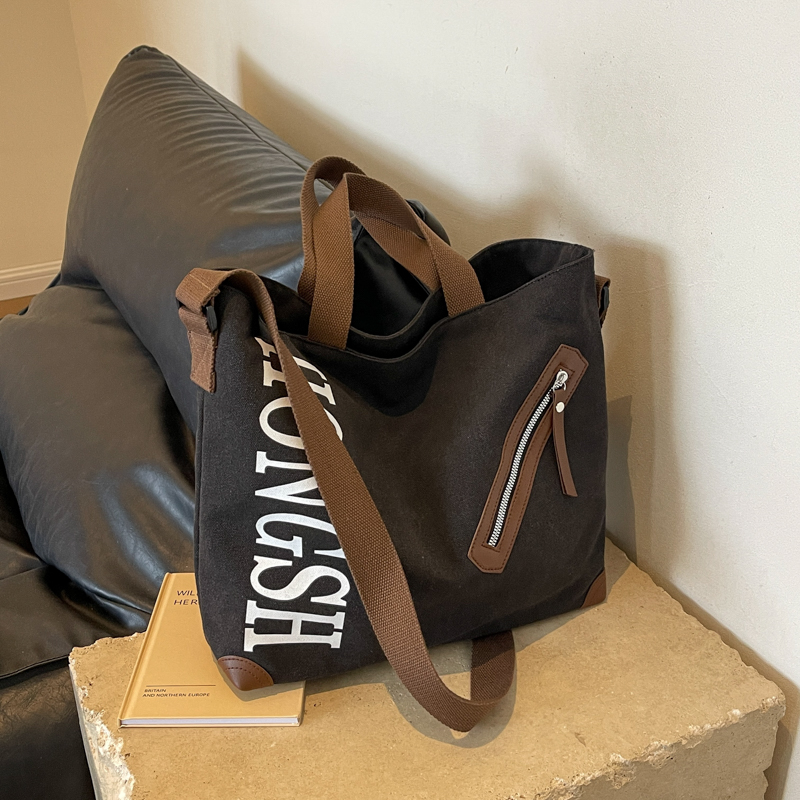 Large Capacity Commuter Tote Bag for Women, 2025 Canvas Shoulder Crossbody Handbag, Stylish College Student Essentials Large Capacity Commuter Tote Bag for Women, 2025 Canvas Shoulder Crossbody Handbag, Stylish College Student Essentials