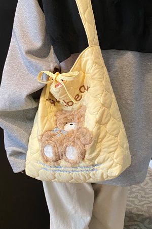 Large Capacity Embroidered Shoulder Bag for Women - 2024 Summer Fashion Tote for Classes and Commuting