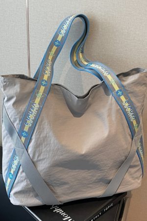 Large Capacity Nylon Commuter Tote Bag for Women - Stylish 2025 Shoulder Bag for Shopping and Short Trips