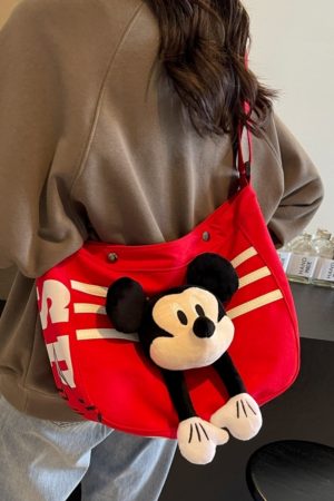 Large Capacity Nylon Shoulder Bag for Women, Cute Japanese Style Commuter Dumpling Crossbody Bag for Students, 2025 Trend