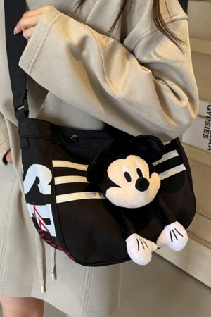 Large Capacity Nylon Shoulder Bag for Women, Cute Japanese Style Commuter Dumpling Crossbody Bag for Students, 2025 Trend