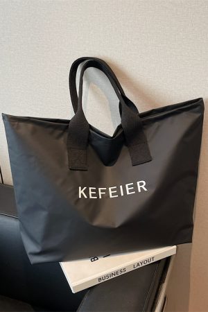 Large Capacity Nylon Tote Bag for Women - 2025 New Summer Outdoor Travel Shoulder Commuter Handbag