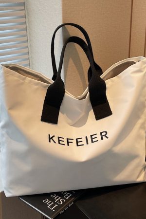 Large Capacity Nylon Tote Bag for Women - 2025 New Summer Outdoor Travel Shoulder Commuter Handbag