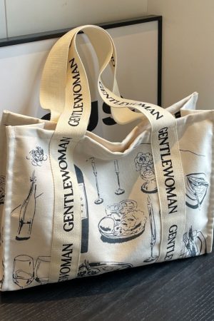 Large Capacity Single-Shoulder Canvas Tote Bag for Women â€“ Versatile Summer Shopping Bag for Students and Commuting