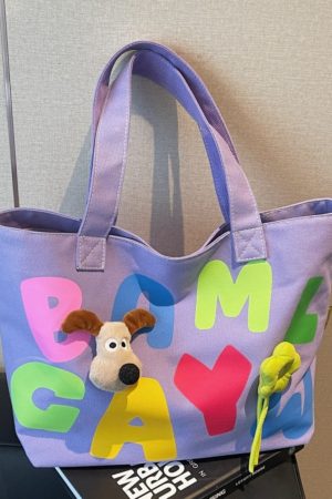 Large Capacity Summer Canvas Tote Bag for Women - Commuter Shoulder Bag for Outings and Short Trips, 2025 New Style