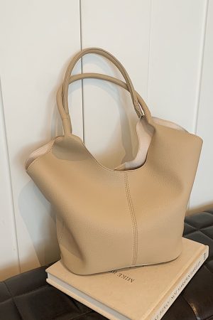 Large-Capacity Tote Bag for Women - 2025 Summer Korean Style Trendy Shoulder Bag for Work and Commuting