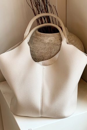 Large-Capacity Tote Bag for Women - 2025 Summer Korean Style Trendy Shoulder Bag for Work and Commuting