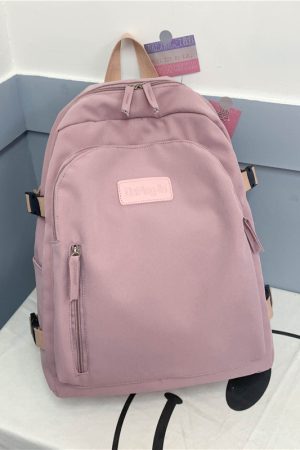 Large Capacity Women's Backpack, Double Shoulder Bag, Harajuku Style School Bag, 2025 Fashion Student Travel Tote