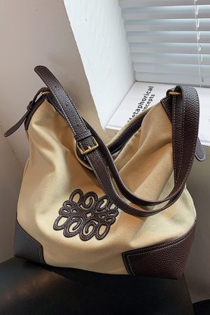 Large Capacity Women's Canvas Bucket Bag - Trendy 2025 Shoulder & Crossbody Bag for Casual, Versatile Style