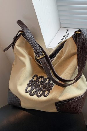 Large Capacity Women's Canvas Bucket Bag - Trendy 2025 Shoulder & Crossbody Bag for Casual, Versatile Style