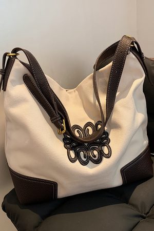 Large Capacity Women's Canvas Bucket Bag - Trendy 2025 Shoulder & Crossbody Bag for Casual, Versatile Style