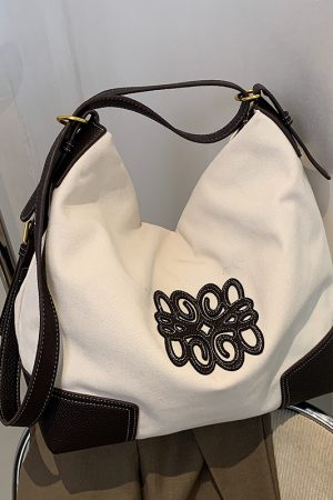 Large Capacity Women's Canvas Bucket Bag - Trendy 2025 Shoulder & Crossbody Bag for Casual, Versatile Style