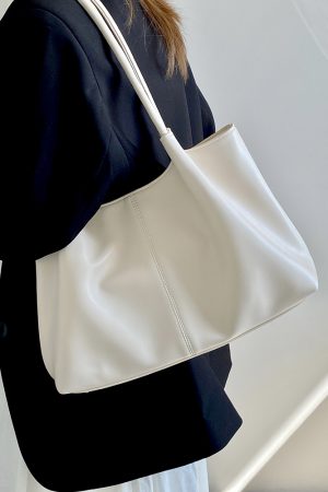 Large Capacity Women's Tote Bag - Spring/Summer Handheld & Shoulder Bag for Commuting & Classes - Niche Design 2025