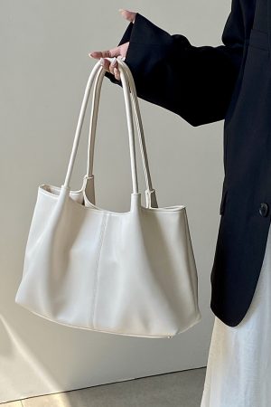 Large Capacity Women's Tote Bag - Spring/Summer Handheld & Shoulder Bag for Commuting & Classes - Niche Design 2025