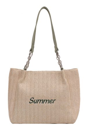 Large Capacity Woven Bag for Women - Autumn/Winter 2025 Niche Versatile Shoulder Tote, Fashionable Commuting Style