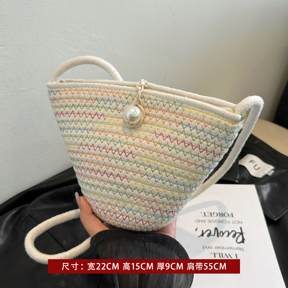 Large Capacity Woven Straw Bag - Casual Versatile Shoulder Bag for Beachside Vacations - 2025 Fashion Trend Large Capacity Woven Straw Bag - Casual Versatile Shoulder Bag for Beachside Vacations - 2025 Fashion Trend