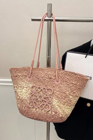 Large Capacity Woven Straw Bag - Casual Versatile Shoulder Bag for Beachside Vacations - 2025 Fashion Trend