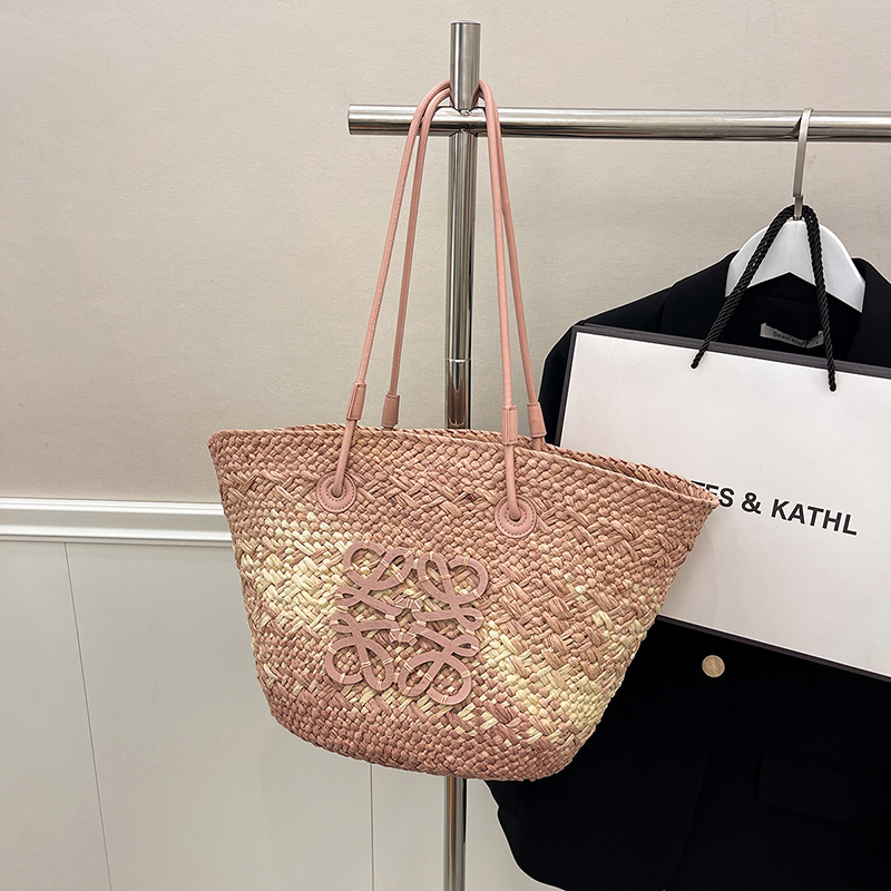 Large Capacity Woven Straw Bag - Casual Versatile Shoulder Bag for Beachside Vacations - 2025 Fashion Trend Large Capacity Woven Straw Bag - Casual Versatile Shoulder Bag for Beachside Vacations - 2025 Fashion Trend