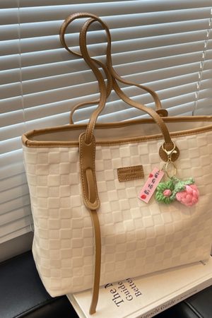 Large Women's Versatile Tote Bag - Spring/Summer 2025 Fashion Shoulder Bag for College Students, High Capacity Handbag