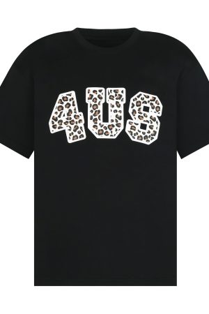 Leopard Print Graphic T-Shirt for Men and Women - Summer Trendy Loose Fit Round Neck Short Sleeve Top, Casual Y2K Style