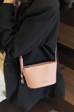 Light Luxury Zipper Bucket Bag for Women - 2025 High-End Crossbody Phone Bag - Summer Niche Style