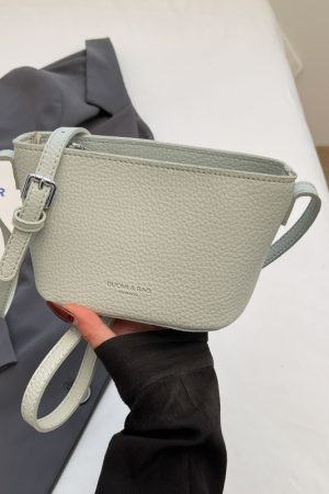 Light Luxury Zipper Bucket Bag for Women - 2025 High-End Crossbody Phone Bag - Summer Niche Style