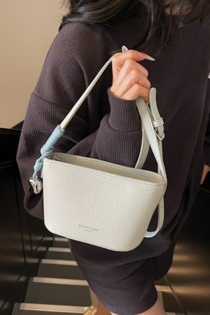 Light Luxury Zipper Bucket Bag for Women - 2025 High-End Crossbody Phone Bag - Summer Niche Style