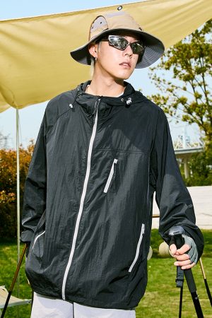 Lightweight Breathable Hooded Sunscreen Top for Men and Women, Ice Silk Summer Style 2025, Cool Fashion Essential