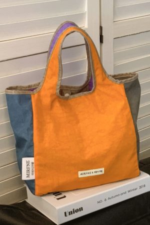 Lightweight Portable Nylon Tote Bag for Women - Large Capacity Foldable Handbag for Summer Outings and Commuting