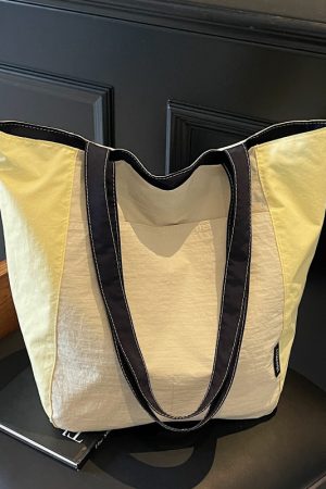 Lightweight Waterproof Nylon Tote Bag for Women - Large Capacity Commuter Shoulder Bag, Versatile Summer Essential