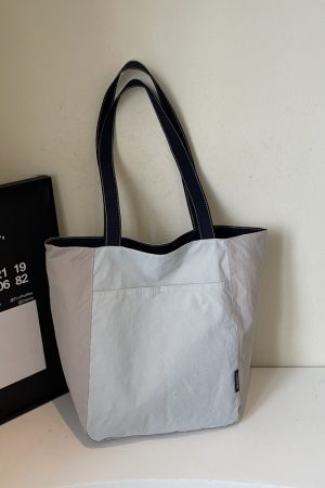 Lightweight Waterproof Nylon Tote Bag for Women - Large Capacity Commuter Shoulder Bag, Versatile Summer Essential