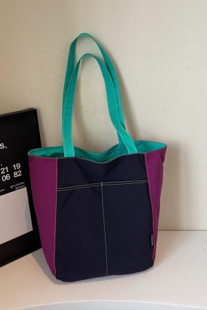 Lightweight Waterproof Nylon Tote Bag for Women - Large Capacity Commuter Shoulder Bag, Versatile Summer Essential