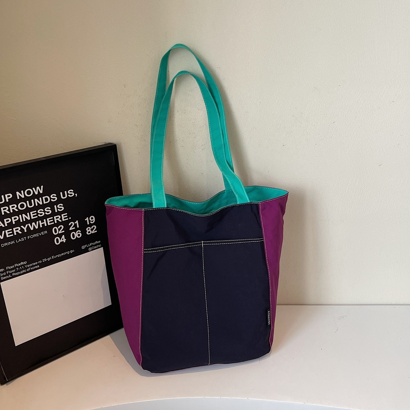 Lightweight Waterproof Nylon Tote Bag for Women - Large Capacity Commuter Shoulder Bag, Versatile Summer Essential Lightweight Waterproof Nylon Tote Bag for Women - Large Capacity Commuter Shoulder Bag, Versatile Summer Essential