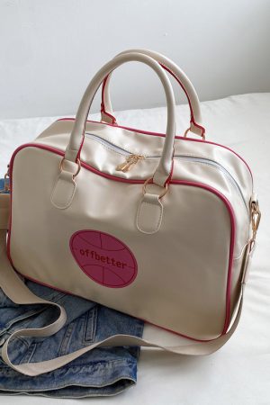 Lightweight Women's Tote Bag - Spring Summer 2025 Korean Style Ins Sports Fitness Travel Bag, Versatile Shopping Essential