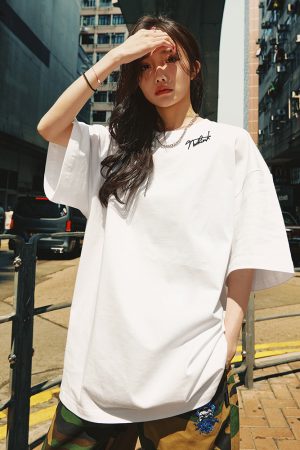 Loose Fashion Couple Outfit Short Sleeve T-Shirt for Men - Trendy Plus Size Summer Casual Wear