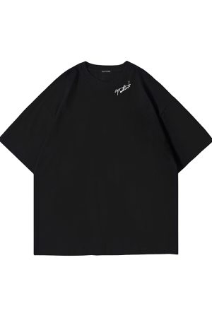 Loose Fashion Couple Outfit Short Sleeve T-Shirt for Men - Trendy Plus Size Summer Casual Wear