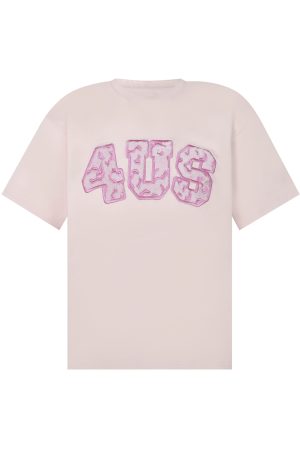 Loose Plush Round Neck Short Sleeve T-shirt for Couples - 2025 Spring/Summer National Trend, Versatile Casual Fashion