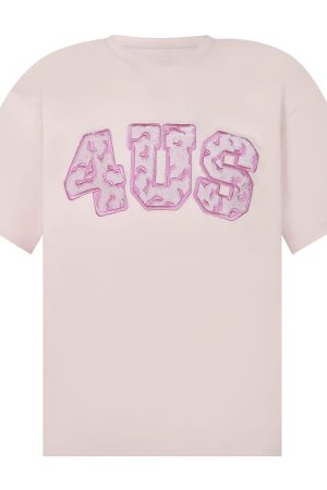 Loose Plush Round Neck Short Sleeve T-shirt for Couples - 2025 Spring/Summer National Trend, Versatile Casual Fashion