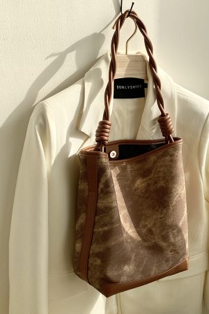 Melard Retro Commuting Tote Bag for Women - Large Handheld Shoulder Bag, 2025 Niche Design, Vintage Style