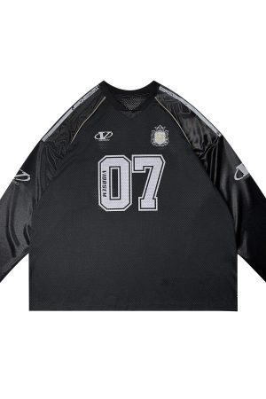 Men's American Retro Graffiti Printed Mesh Short-Sleeve T-Shirt - Summer Loose Half-Sleeve Jersey, Urban Style