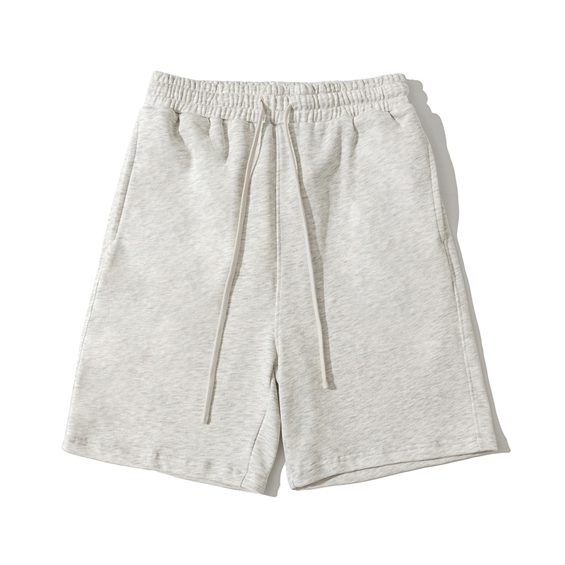 Men's American Style Gray Casual Loose Five-Point Shorts - Trendy Summer Fashion for a Relaxed Look