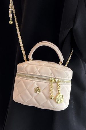 Mini Diamond Quilted Chain Bag for Women - Fashionable Spring/Summer 2025 Crossbody & Handbag, Versatile Style