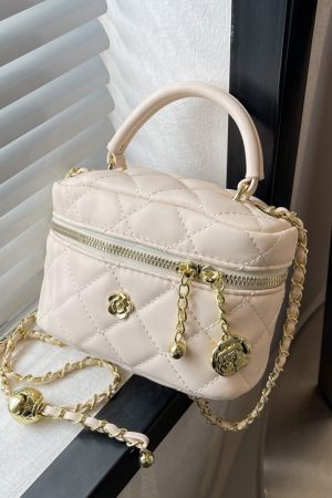 Mini Diamond Quilted Chain Bag for Women - Fashionable Spring/Summer 2025 Crossbody & Handbag, Versatile Style