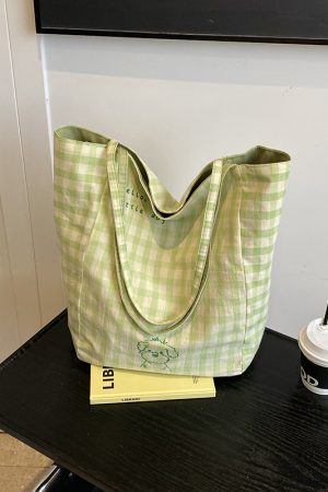 Minimalist Casual Canvas Shoulder Bag for Women - Large Capacity Tote for College Students - Summer 2025 Fashion