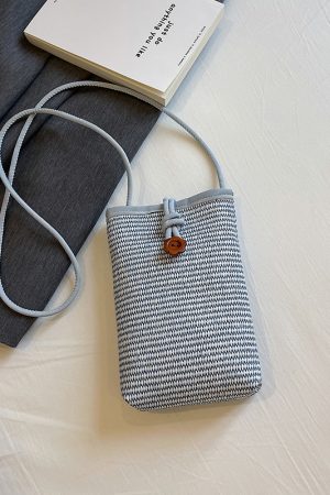 Minimalist Casual Women's Crossbody Bag, Korean Style Small Square Phone Bag, 2025 Summer Trendy Versatile Fashion Accessory