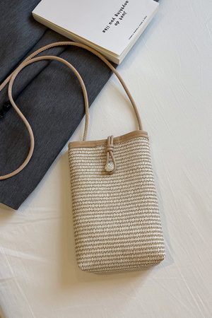 Minimalist Casual Women's Crossbody Bag, Korean Style Small Square Phone Bag, 2025 Summer Trendy Versatile Fashion Accessory