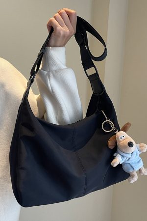 Minimalist High-End Textured Crossbody Shoulder Bag - Versatile Large-Capacity Design for Autumn/Winter 2025 Fashion