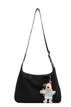 Minimalist High-End Textured Crossbody Shoulder Bag - Versatile Large-Capacity Design for Autumn/Winter 2025 Fashion