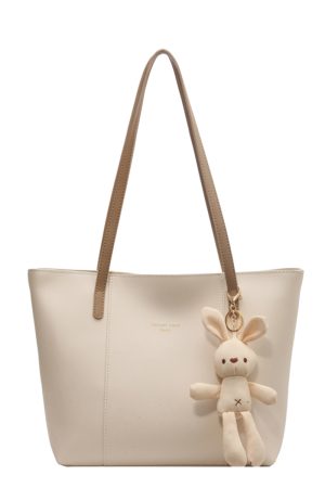 Minimalist Korean-Style Large Capacity Tote Bag for Women - Versatile Spring/Summer 2025 Fashion Shoulder Bag