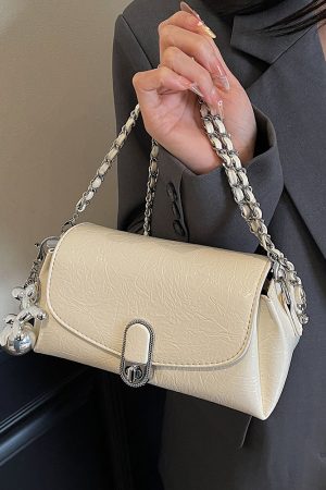 Minimalist Korean Style Pillow Bag for Women - Trendy High-End Shoulder Bag for Summer 2025 Casual Fashion